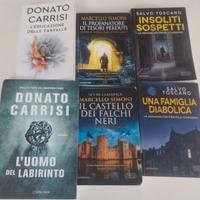 6 libri usati. Carrisi, Toscano, Simoni Thriller
