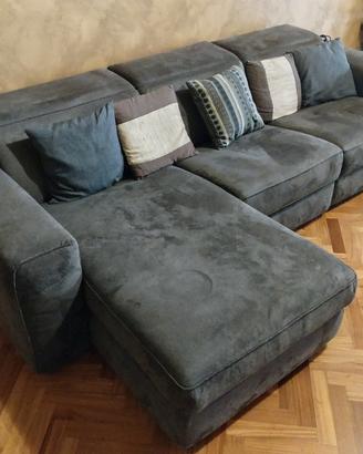 Divano Natuzzi con doppia chaise longue  