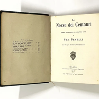Le Nozze dei Centauri – Sem Benelli