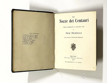 Le Nozze dei Centauri – Sem Benelli