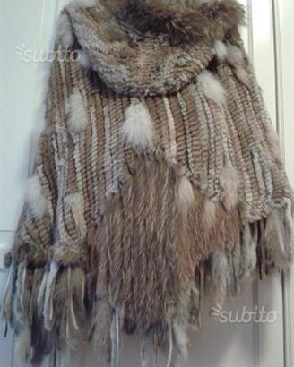 Poncho in pelliccia
