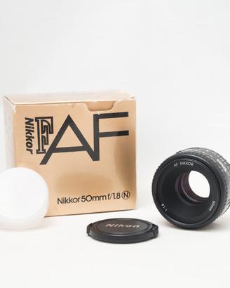 obiettivo Nikon Nikkor AF 50mm f1,8 N come nuovo
