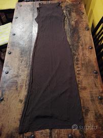 Abito lungo nero donna Nazareno Gabielli originale