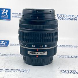 PENTAX AL SMC 18-55 mm f3.5-5.6 + GARANZIA USATO