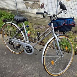 Bicicletta City Bike Europa 26 Pollici Silver