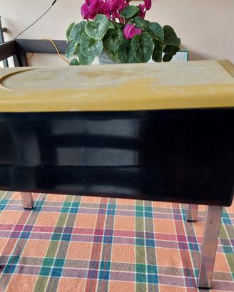 Sgabello lustrascarpe in bachelite anni 40/ 50 