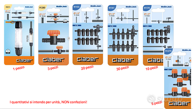 Impianto irrigazione a goccia CLABER
