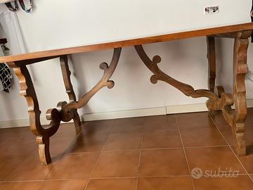 Tavolo fratino in noce massello