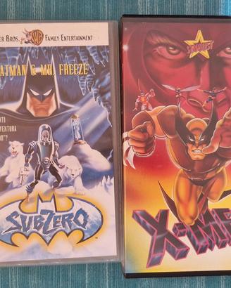 VHS Batman e X-Men