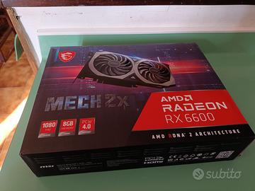RADEON Rx6600 MSI MECH 2x 8Gb Gddr6 Dual Fan