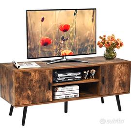 NUOVO Mobile TV per TV Fino a 55" Vintage Stile