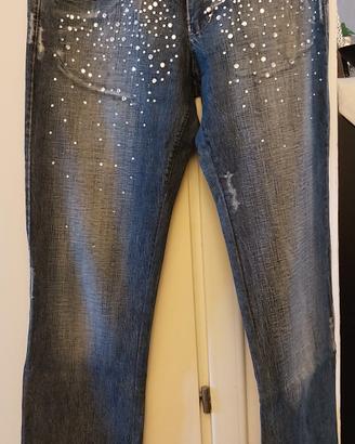 Jeans Rinascimento strass