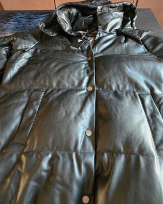 Cappotto piumino similpelle GUESS