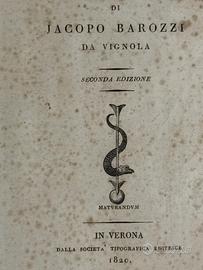 libro antico Jacopo Barozzi