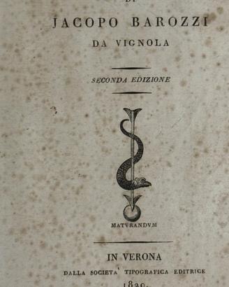 libro antico Jacopo Barozzi