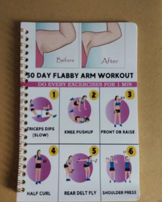 Quaderno di allenamento per le braccia