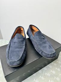 Mocassino uomo scamosciato