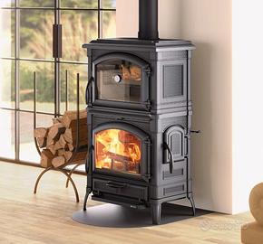 STUFA A LEGNA ISOTTA CON FORNO