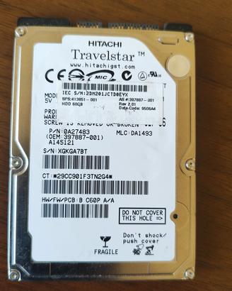 hard disk sata Hitachi da 60 gb