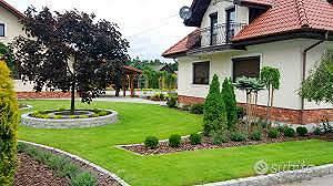 Lavori disistemazione giardino