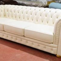 Divano Chester 3 posti in pelle