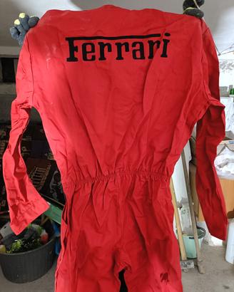 tuta ferrari