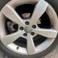 Cerchi Audi A1 piu gomme invernali 195/50 R16 80%