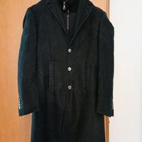 Cappotto Versace Elegante Uomo Nero 48