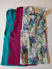 3 canottiere Tezenis taglia S