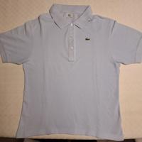 polo Lacoste da donna slim fit azzurra