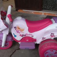 Moto elettrica barbie per bambini