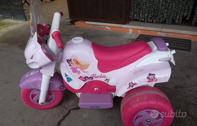 Moto elettrica barbie per bambini