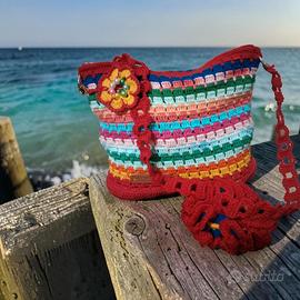 Borsa ad uncinetto 