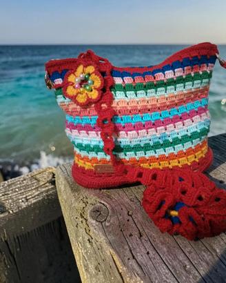 Borsa ad uncinetto 