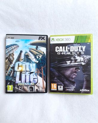 Videogiochi Call Of Duty Ghost & City Life Premium