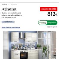 Cucina athena mondo convenienza