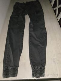 pantaloni cargo grigi 11-12 anni