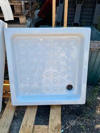 Piatto doccia 70x70 cm ceramica bianco nuovo