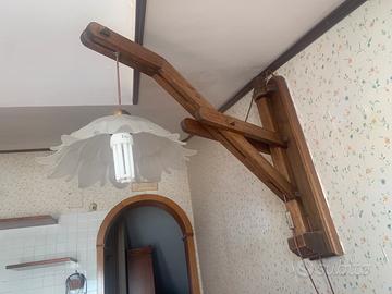Lampada arte povera da cucina