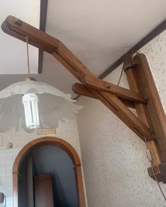 Lampada arte povera da cucina
