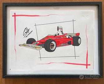 Disegno ferrari 312 T
