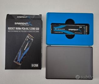 SSD NVMe 512gb Sabrent Rocket