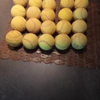 20 palline da tennis usate 