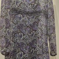 abito al ginocchio tg.40/42 motivo cachemere