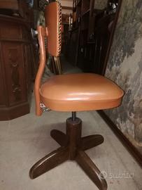 Sedia girevole vintage anni 50 