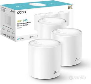 TP-Link Deco X1500(3-pack) Router WiFi 6 Mesh AX15
