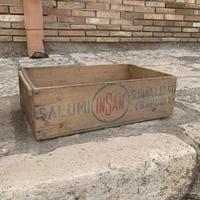 Antica cassa da trasporto in legno massello Insam