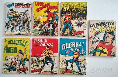 Fumetti Zagor e Tex– volumi anni '60 e '70, occasi
