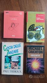 4 LIBRI PER 4 GRANDI FILM + PROP. SU TUTTI I LIBRI