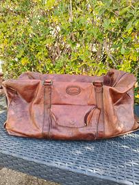 borsone in pelle  vintage 